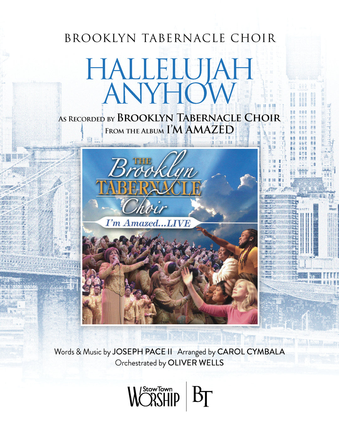 Hallelujah Anyhow (Anthem SATB/Piano)