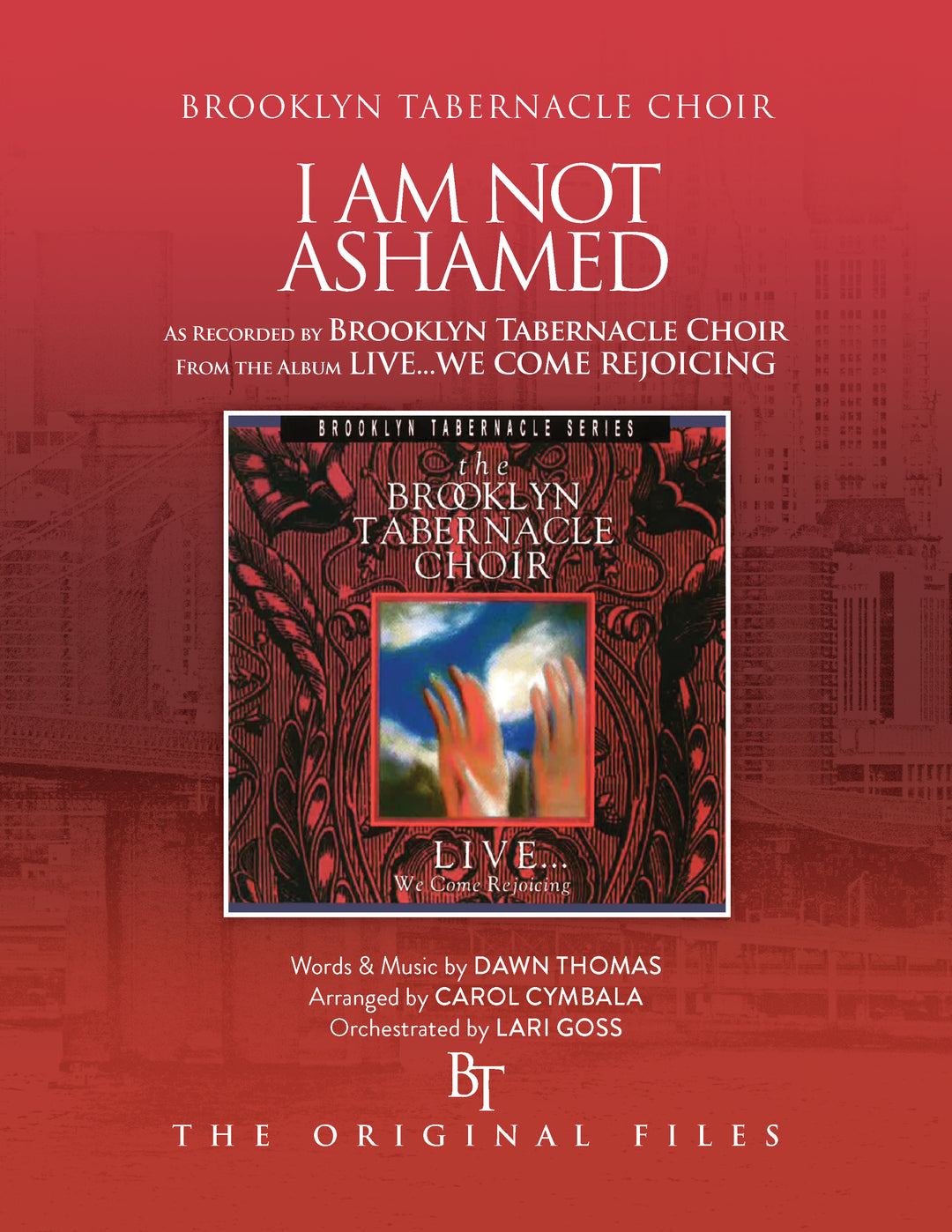 I Am Not Ashamed PDF (Anthem SATB/Piano)