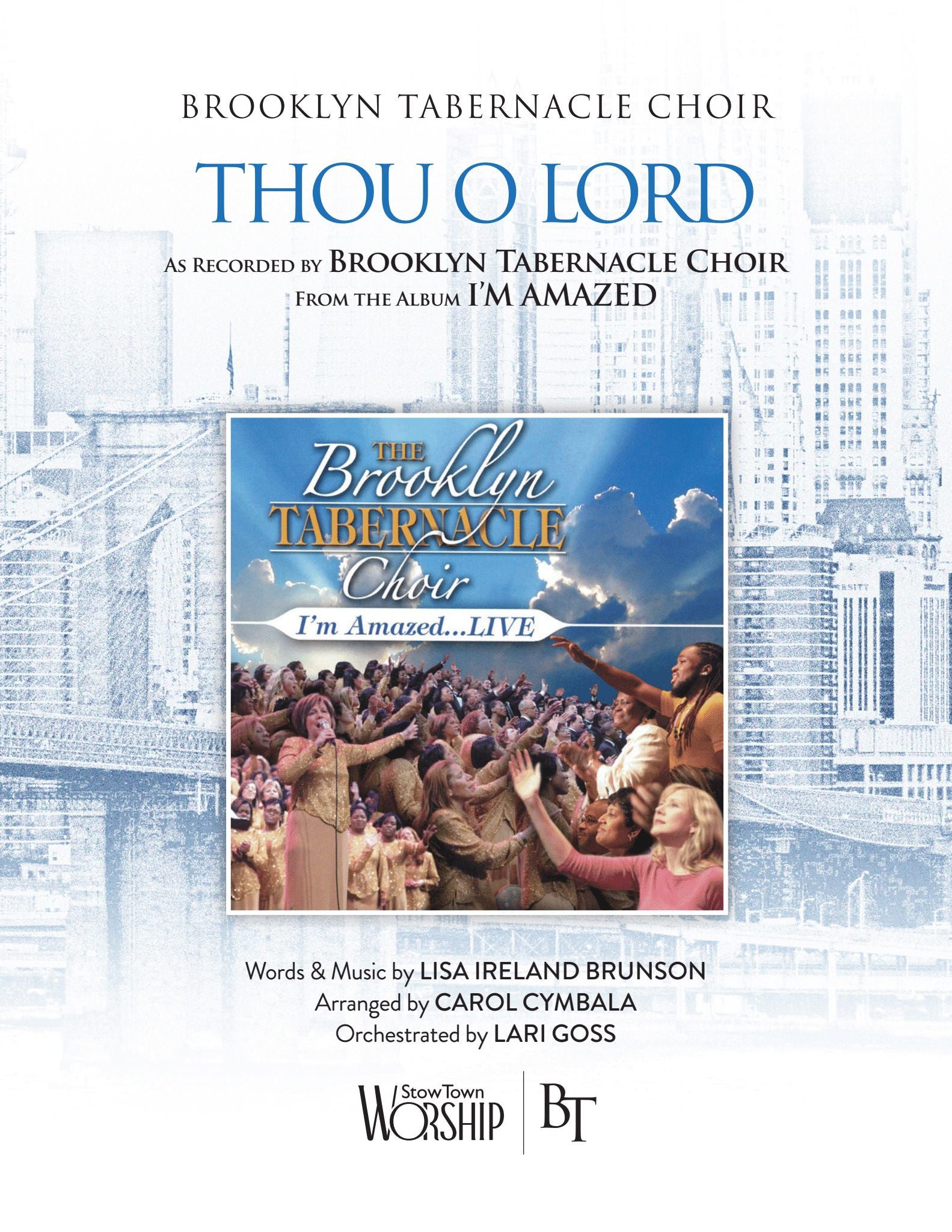 SATB Sheet Music (Octavo) – The Brooklyn Tabernacle
