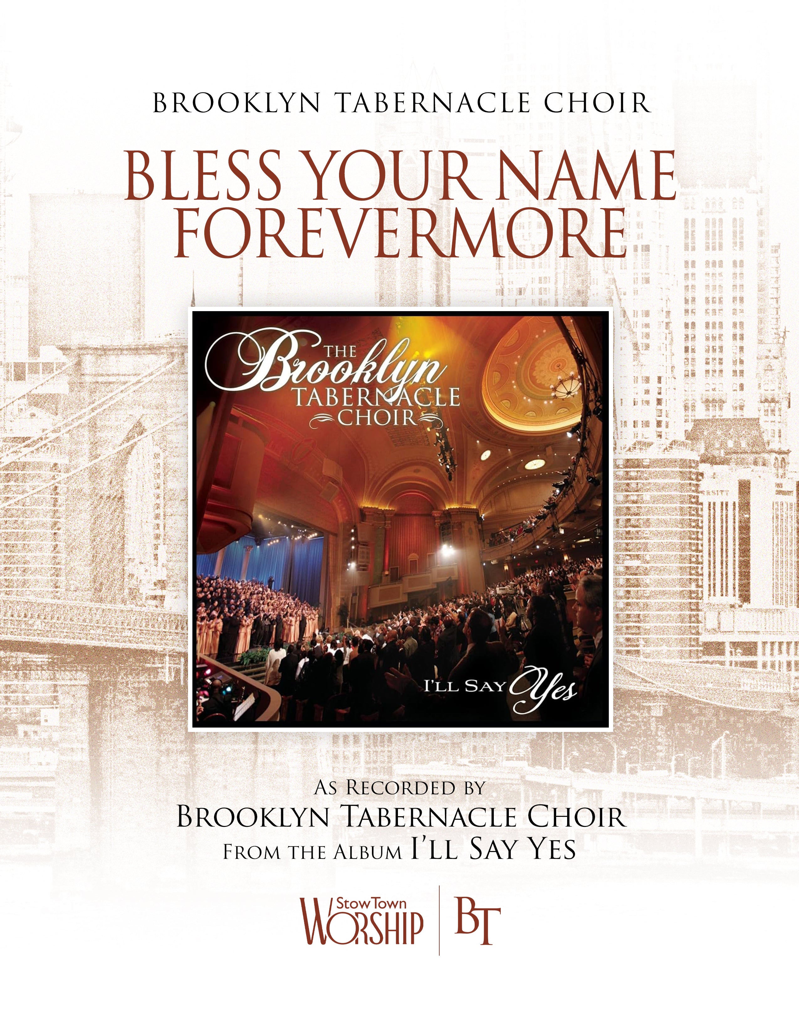 SATB Sheet Music (Octavo) – The Brooklyn Tabernacle