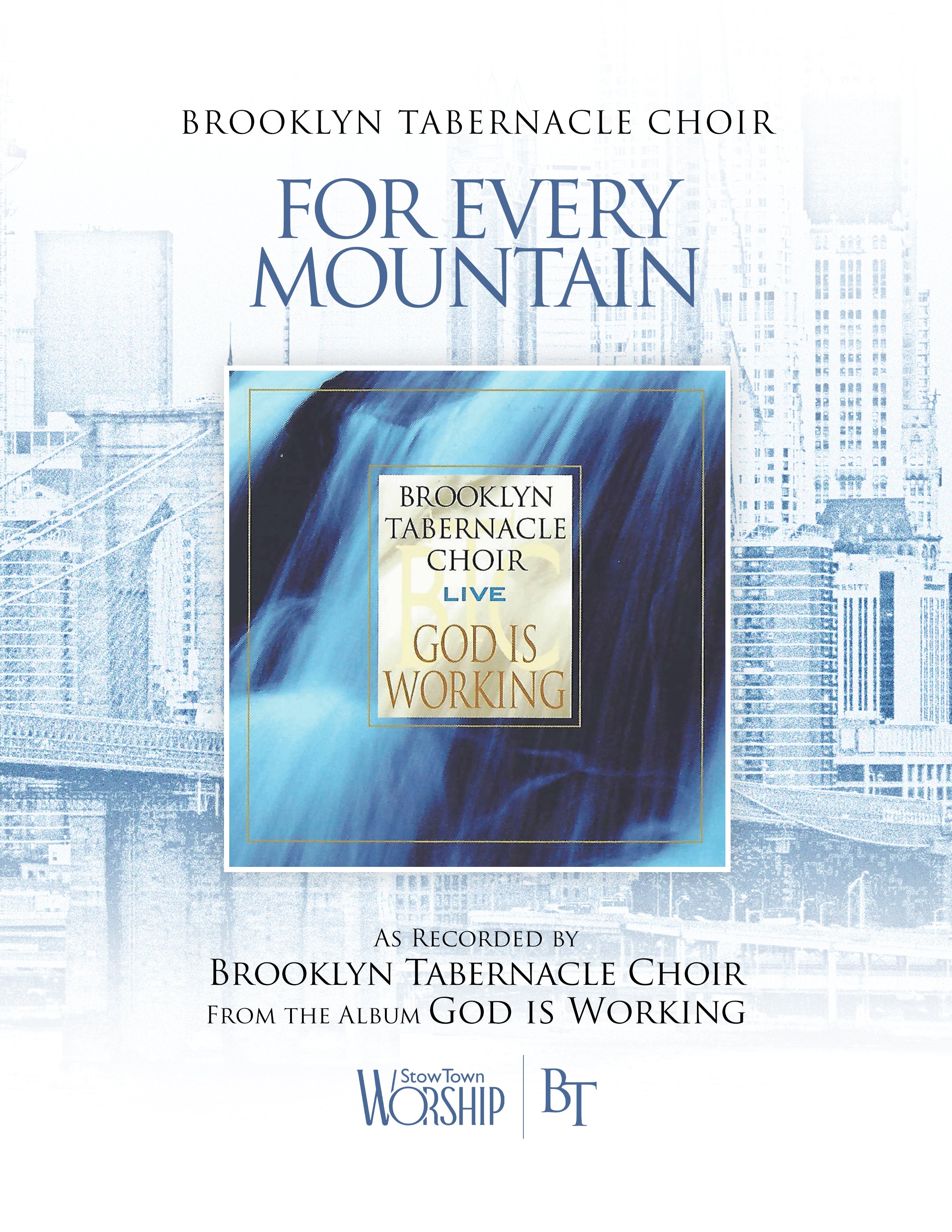 SATB Sheet Music (Octavo) – The Brooklyn Tabernacle