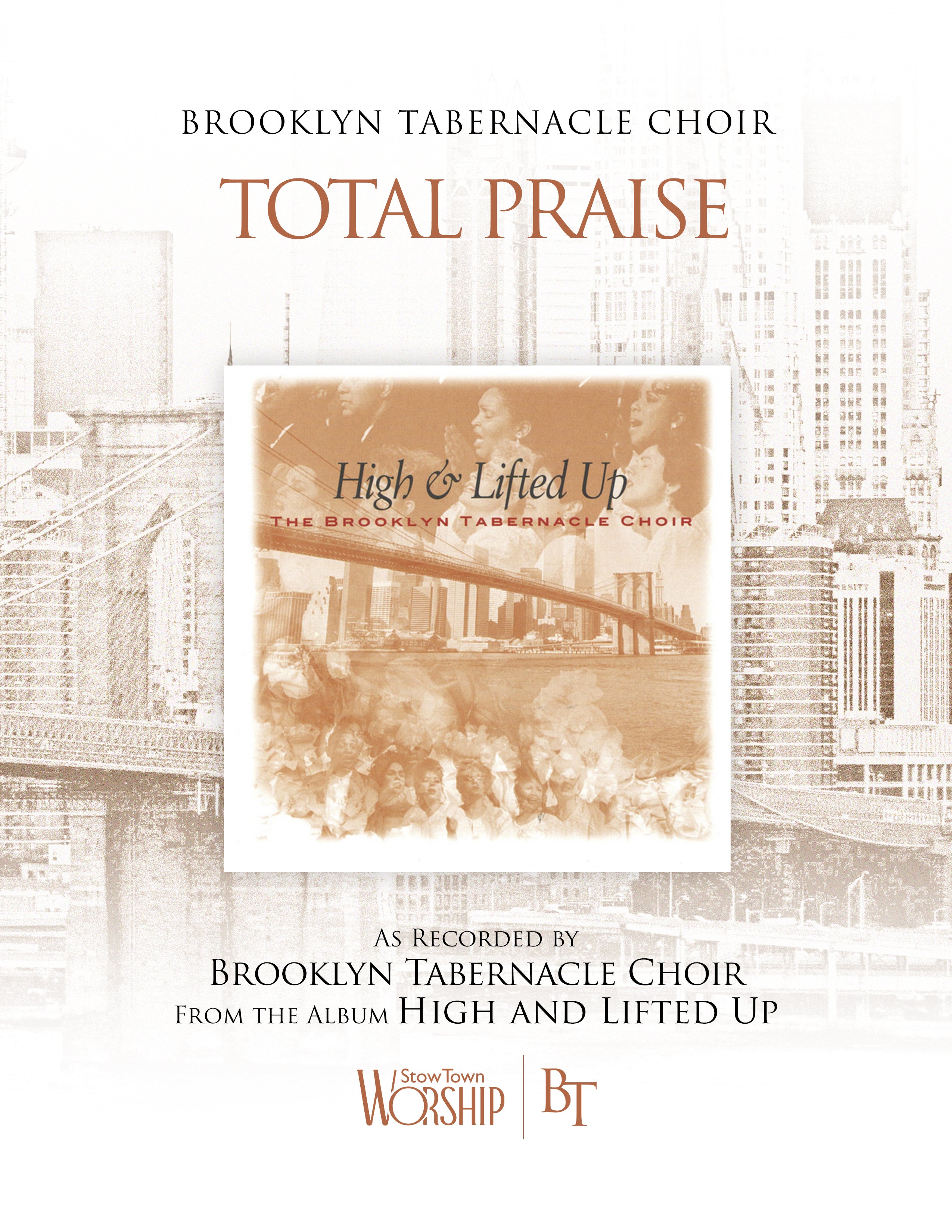 SATB Sheet Music (Octavo) – The Brooklyn Tabernacle