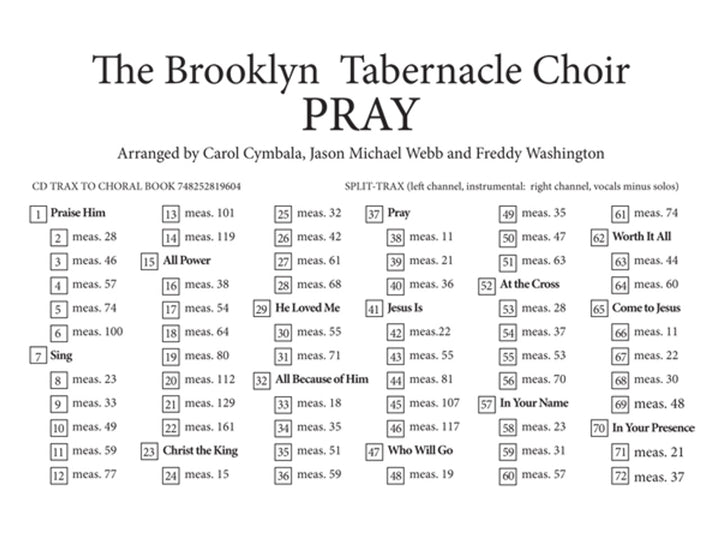 Pray (Full-Album Split Track CD)